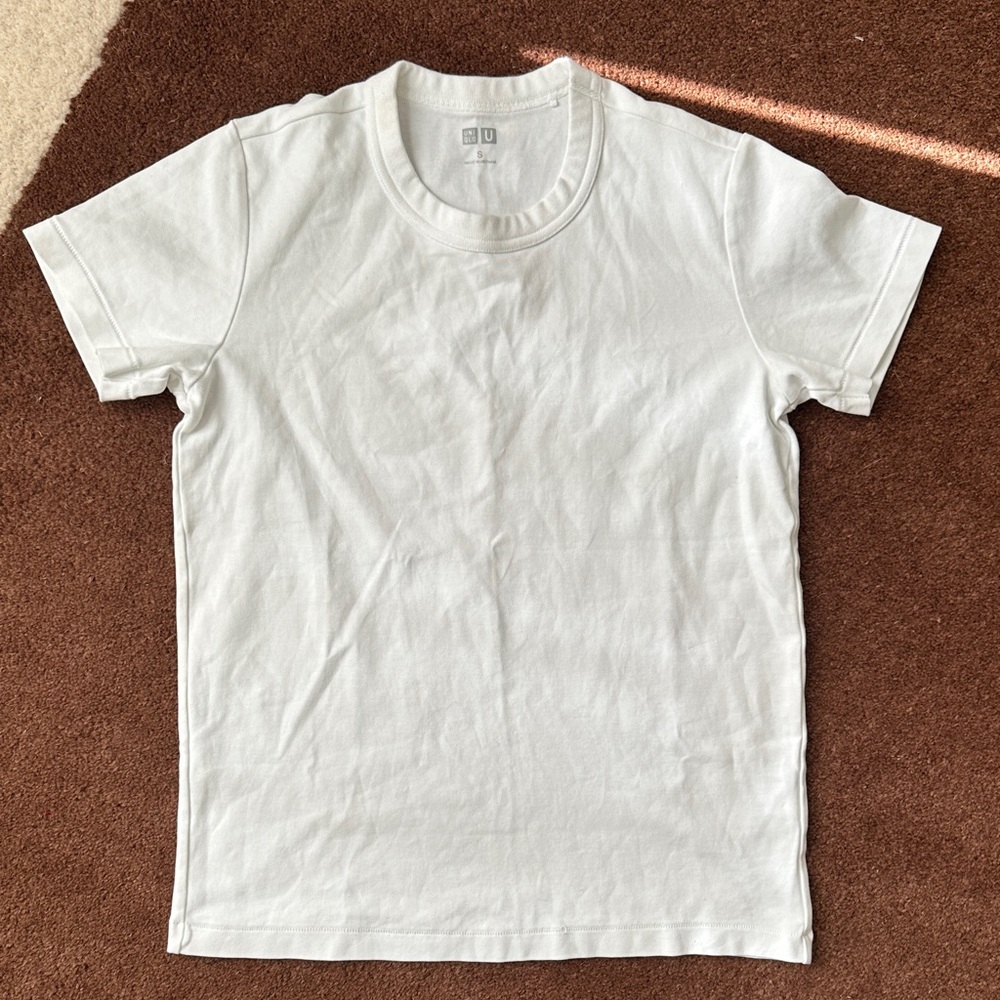 Uniqlo U White Crew Neck T-Shirt size S
